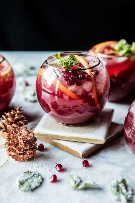 Pomegranate Ginger Paloma | halfbakedharvest.com @hbharvest Pomegranate Ginger Paloma, Christmas Drinks Alcohol Recipes, Christmas Drinks Alcohol, Thanksgiving Drinks, Ginger Syrup, Cocktail Sauce, Half Baked Harvest, Christmas Cocktails, Gin Cocktails