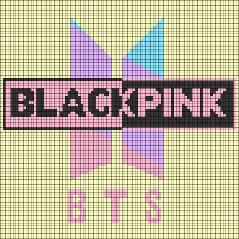 Blackpink Cross Stitch Pattern, Lisa Jennie Rose, Cute Wallpapers For Ipad, Kpop Diy, Jennie Rose, Jin Jimin, Pixel Crochet, Pixel Art Design, Pixel Pattern