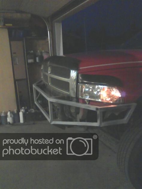 homemade bumper total cost 150$ - Dodge Cummins Diesel Forum Truck Bumpers Homemade, Truck Bumpers Dodge, Truck Bumpers Ford, Dodge Ram Bumper, Custom Truck Bumpers, Ironhide Transformers, Truck Bed Slide, Flatbed Truck Beds, Diy Bumper