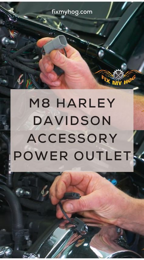 Harley Davidson is keeping up with the changing times as well as the most current technology. Mike demonstrates for us on this M8 Softail where to find the Harley Davidson accessory power outlet. Watch this video for more inspiration! Harley Davidson Handlebars, Harley Davidson Ultra, Motorcycle Maintenance, Bus System, Harley Davidson Accessories, Harley Davidson Parts, Harley Davidson Road Glide, Harley Softail, Custom Harleys