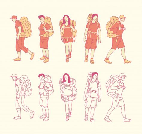 Carrying A Backpack Reference, How To Draw Backpacks On People, Backbag Drawing, Wearing A Backpack Reference, Holding A Backpack Pose, Wearing Backpack Reference Drawing, Holding Backpack Straps Reference, Person With Backpack Drawing, Walking With Backpack Reference