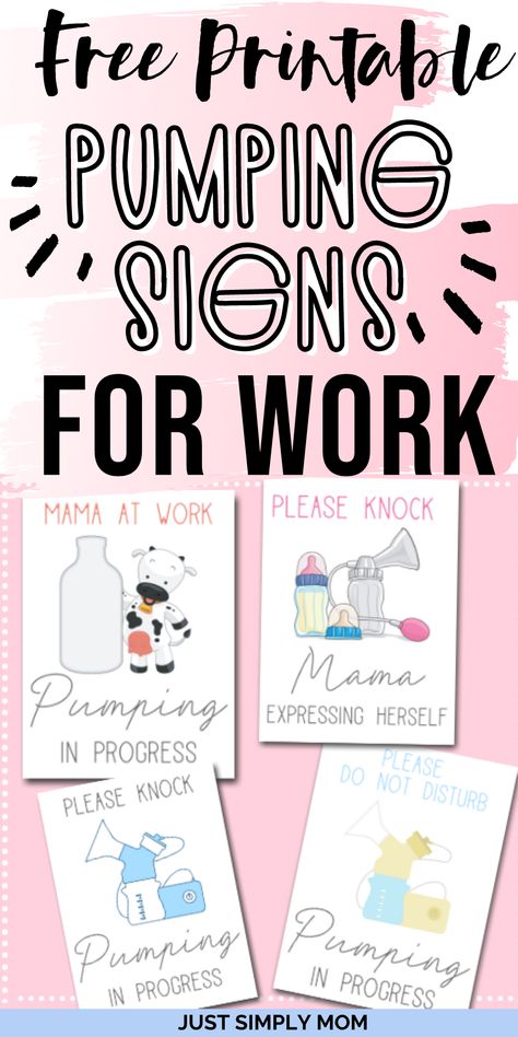 If you're a breastfeeding mama going back to work, you may find these free printable pumping signs for work super helpful for privacy pumping Pumping Work Schedule, Pumping Room At Work Decor, Pumping Sign For Work Teacher, Pumping At Work Checklist, Pumping For Back To Work, Pumping Sign For Work, Lactation Room At Work, Breastmilk Storage Guidelines Printable, Fun Toddler Activities