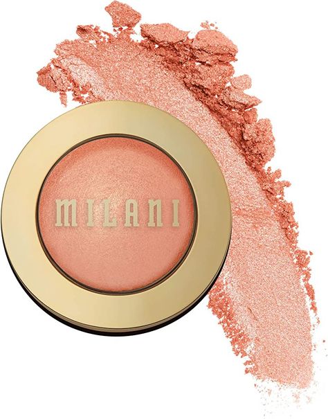 Milani Baked Blush Luminoso, Highlight Face, Milani Blush, Milani Baked Blush, Too Faced Highlighter, Milani Cosmetics, Contour Highlight, Baked Blush, Powder Blush