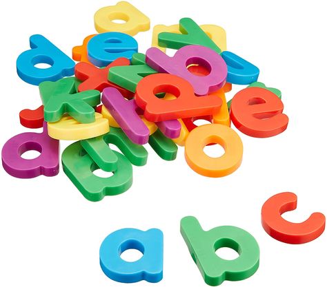 Amazon.com: Learning Resources Jumbo Magnetic Lowercase Letters,Multi-color: Toys & Games Magnetic Alphabet Letters, Alphabet Magnets, Educational Toys For Toddlers, Magnetic Letters, Teaching The Alphabet, Abc For Kids, Baby Must Haves, Learning The Alphabet, Letter Recognition