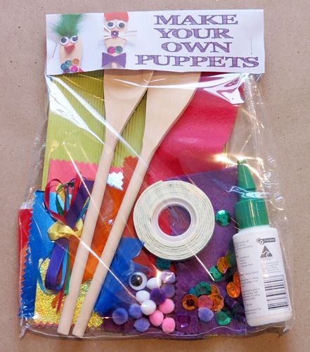 Make your own puppet making kit! .. use as a prize for being good or out of the prize box! Homemade Puppets, Diy With Kids, Diy Christmas Gifts For Kids, Prize Box, Carnival Art, Puppets Diy, Puppet Crafts, Puppet Making, Operation Christmas Child