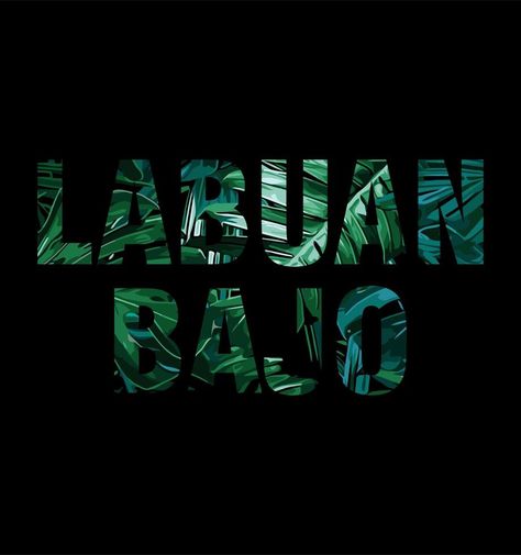 the writing of labuan bajo Labuan Bajo, Vector Banner, Labuan, Vector Free, Clip Art, Writing