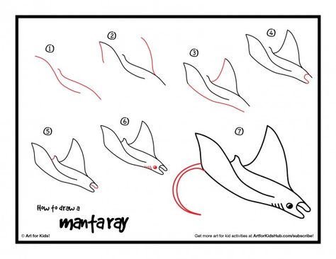 download how to draw a manta ray Manta Ray Drawing Step By Step, How To Draw Manta Ray, Sting Ray Drawing Easy, Drawing Sheets For Kids, Ray Drawing, Manta Ray Art, Sea Creatures Drawing, Drawing Fish, Ray Tattoo