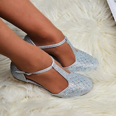 Low Block Heel Shoes, Bar Shoes, Bridal Shoes Low Heel, T Bar Shoes, Mid Heel Shoes, Heart Shoes, Evening Flats, Sparkly Heels, Strappy Shoes