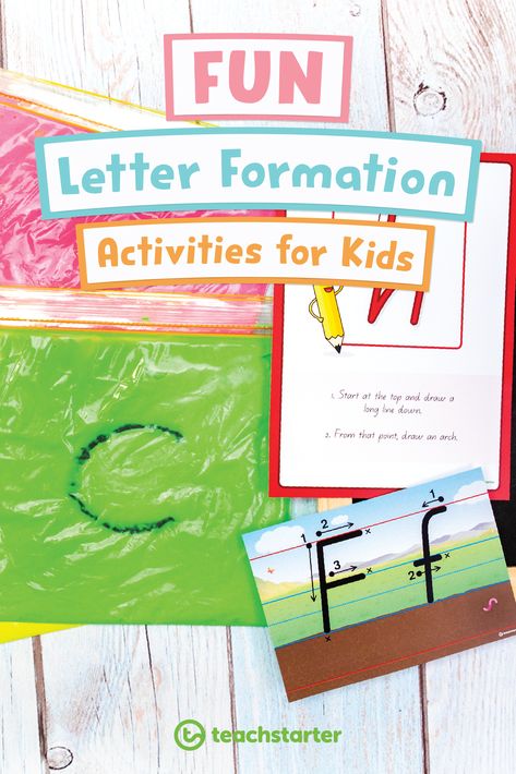 Fun hands-on activities to help your students with letter formations. A great addition to any early years classroom and they are super easy for the teacher to set-up. Letter Formation Activities, Sand Tray, Early Years Classroom, Kids Handwriting, Handwriting Activities, Shaving Foam, Early Years Educator, Alphabet Activities Preschool, Practice Writing