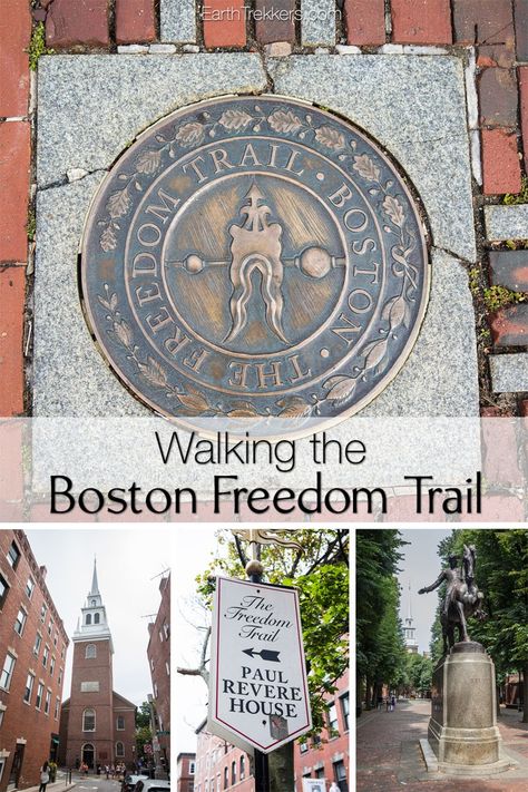 Boston To Vermont Road Trip, Must See In Boston, Boston In The Fall, Boston Freedom Trail, Boston History Tour, Freedom Trail Boston, Freedom Trail Boston Map, Boston Travel Guide, Boston Vacation