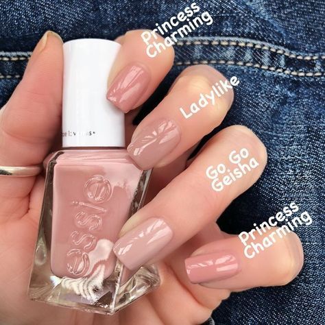 Printing Flowers, Essie Nail Polish Colors, Career Contessa, Clothes Printing, Gel Couture, Essie Gel, Dress Children, Gel Nail Colors, Pink Nail Polish