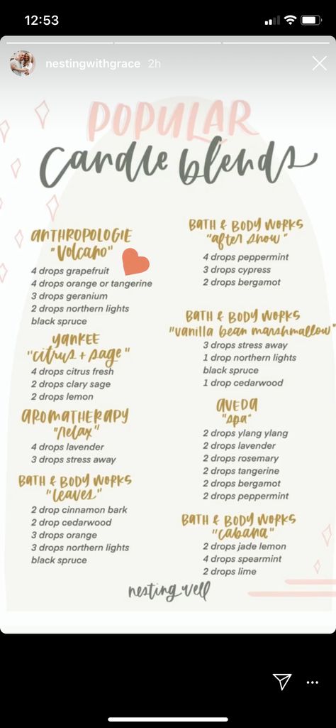 Essential Oil Candle Recipes, Essential Oils Cats, Candle Blends, Bakery Candles, Young Living Oils Recipes, Popular Candles, Homemade Scented Candles, Aromatherapy Recipes, Essential Oil Diffuser Blends Recipes