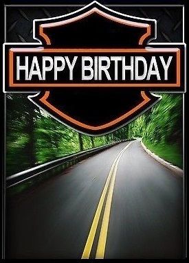 Motorcycle Theme Party, Birthday Wishes Male, Harley Davidson Party Theme, Happy Birthday Harley Davidson, Birthday Cards Balloons, Happy Birthday Motorcycle, Hardly Davidson, Happy Birthday Male, Motorcycle Cards