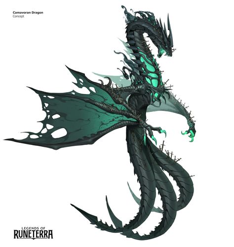 ArtStation - Camavoran Dragon Dragon Concept Art, Dragon Concept, Monster Artwork, Beast Creature, Dragon Rpg, Creature Artwork, Fantasy Beasts, 다크 판타지, Alien Concept Art