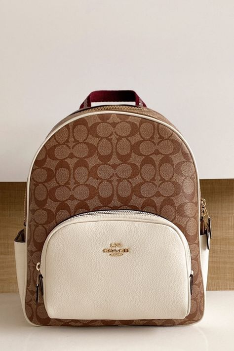 Experience the perfect blend of style and functionality with the Coach Purse Backpack. Designed for the modern woman on the go, this Coach Backpack Purse effortlessly transitions from a sleek purse to a convenient backpack. The Coach Purse Backpack offers ample space and organizational pockets to keep your essentials secure and easily accessible. Coach Backpack Purse, Coach Backpack, Purse Backpack, Coach Purse, Backpack Purse, Coach Purses, Hands Free, Modern Woman, The Modern