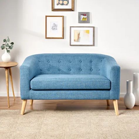 Buy Sofas & Couches Online at Overstock | Our Best Living Room Furniture Deals Mid Century Modern Loveseat, Small Loveseat, Couches For Small Spaces, Cool Couches, Modern Loveseat, Inspire Me Home Decor, Christopher Knight, Christopher Knight Home, Furniture Deals