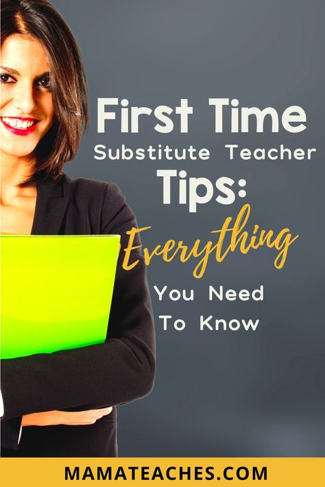 Tips For New Substitute Teachers, How To Substitute Teach, Substitute Teacher Tips And Tricks, How To Be The Best Substitute Teacher, What To Wear As A Substitute Teacher, Substitute Teaching Elementary, Substitute Teacher Supplies, Substitute Teacher Ideas Elementary Classroom Management, Substitute Teacher Ideas Kindergarten