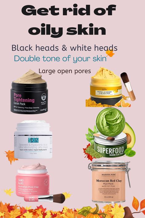 #oilyskin #openpores #cimbinationskin #claymask Open Pores Face Mask, Best Clay Mask For Oily Skin, Masks For Oily Skin, Mud Masks, Oily Skin Face, Mask For Face, Face Mask For Pores, Mask For Oily Skin, Blackhead Mask