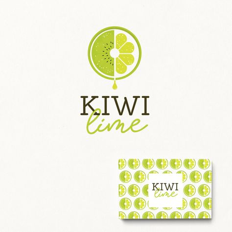 Kiwi Lime Logo design contest #AD winning, #AD, #design, #logo, #norman, #lentsch Kiwi Logo Design Ideas, Kiwi Logo Design, Lime Logo Design, Lime Branding, Juice Logo Design Ideas, Lemon Logo Design, Kiwi Logo, Citrus Logo, Fruits Logo