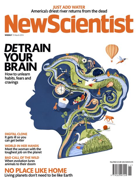 Sam Falconer — New Scientist Science Graphic Design, Science Magazine, New Scientist, Physics And Mathematics, Social Art, Reading Rainbow, Magazine Cover Design, Graphic Designer Portfolio, Mad Scientist