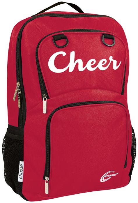 Chasse-Primary-Backpack Cheerleading Backpacks, Backpack Middle School, Cheer Apparel, Cheerleading Bags, Cheer Backpack, Cute Backpacks For School, Cheer Gear, Cheer Bag, Large Backpack Travel