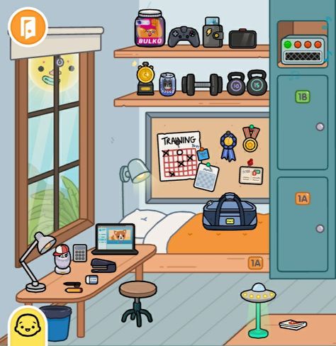 Game: Toca Life World Toca Boca University Dorm Ideas, Toca Boca College Dorm Ideas, University Dorms, Toca Life World, College Room, Dorm Ideas, Bedroom Idea, Toca Life, Avatar World