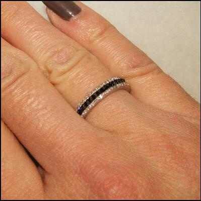 Wedding Rings Stacked, Rings Stacked, Black Diamond Rings, Black Diamond Bands, Black Wedding Rings, Black Diamond Ring, Eternity Ring Diamond, Black Diamonds, Diamond Rings Bands