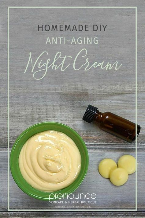 Anti-Aging Night Cream Recipe • Pronounce Skincare & Herbal Boutique Diy Night Cream Anti Aging, Anti Aging Skin Care Diy, Green Tea Face, Anti Aging Night Cream, Diy Anti Aging, Unhealthy Food, Anti Aging Cream, Anti Aging Skin Products, Night Cream