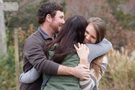 3 People Hugging Drawing Reference, 3 People Hugging Reference, Hug Photo Reference, People Hugging Photography, Three Person Hug Reference, Hug Reference Photography, Three People Hugging Reference, 3 People Hugging, Outdoor Wedding Proposal