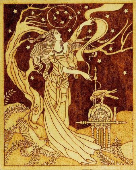 Freyja - Freya - Déesse - Goddess - Mythologie - Richesse - Abondance - Native Transmission Gods Illustration, Goddess Freya, Freya Goddess, Symbole Viking, Goddess Of Wisdom, Norse Goddess, Norse Myth, Ancient Origins, Norse Vikings