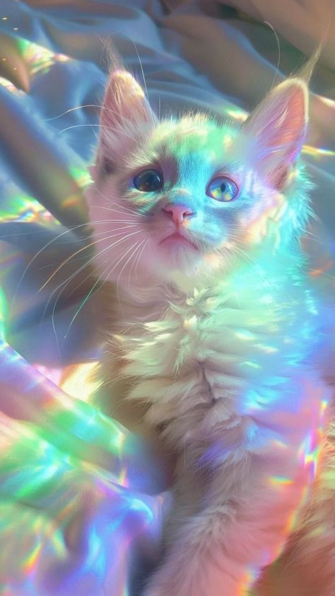 Pink Ribbon Wallpaper, S Background, Vintage Wallpapers, Cute Small Animals, Princess Pictures, Rainbow Cat, Cute Cats Photos, My Favourite Things, Animals Art