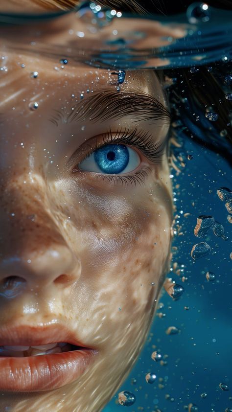 Peter Sculthorpe, Underwater Portrait, Hd Art, 8k Ultra Hd, Art Photography Portrait, Girl In Water, Personal Aesthetic, Aesthetic Eyes, Under Water