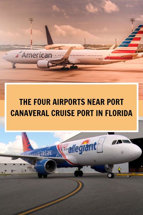 A guide to the airports near Port Canaveral cruise port in Florida, including distances, travel options and costs to connect to your cruise. Orlando Airport, Cruise Terminal, Cruise Ports, Orlando International Airport, Costa Cruises, P&o Cruises, How To Book A Cruise, Msc Cruises, Southwest Airlines