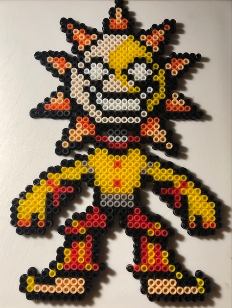 Fnaf Perler Beads Pattern, Fnaf Perler Beads, Art Fnaf, Sun Fnaf, Fnaf Crafts, Cross Stitch Sampler Patterns, Perler Creations, Pearl Crafts, Cute Night Lights