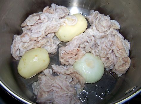 Pork Chitterlings Recipe, Chitlins Recipe Soul Food, Chitterlings Recipe Soul Food, Chitlins Recipe, Chitterlings Recipe, Grilled Cheese Hot Dog, Offal Recipes, Cabbage Side Dish, Southern Recipes Soul Food