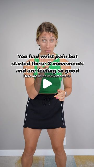 Alyssa Kuhn DPT | Osteoarthritis Expert on Instagram: "3 easy and simple movements 😇  One of your main goals with wrist pain is to maintain and improve range of motion. All three of these movements can help to address necessary mobility 👏🏼  The key is also to make sure the exercises feel good. The idea is not to force any mobility your joint isn’t ready for. Modify accordingly ⚠️  Repetitions are simply suggestions and can be changed to best fit your needs 🙌🏼  Wrist pain and stiffness can make daily life difficult so it’s time to start regaining it and relieving your joint pain ✅  #wristpain #wristmobility #wristarthritis #arthritis #osteoarthritis #physicaltherapist #physicaltherapy #wristexercise #wrist #wristpainrelief   Not medical advice. Try at your own risk." Alyssa Kuhn, Wrist Pain Relief, Wrist Exercises, Wrist Pain, Physical Therapist, Medical Advice, Physical Therapy, Get Healthy, Daily Life