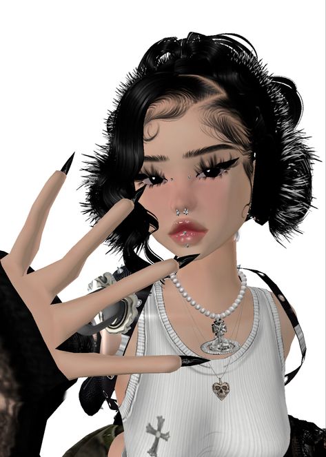 Imvu Heads And Skins, Imvu Heads, Imvu Characters, Snapchat Filters Selfie, Instagram Editing Apps, Virtual Girl, Imvu Outfits Ideas Cute, Cholo Art, Cute Curly Hairstyles