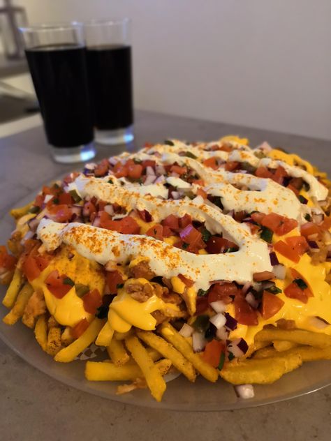 Loaded Fries Recipe, Pictures At Home, Mr Food, Loaded Fries, Fries Recipe, Lone Star State, The Hub, Hawaiian Pizza, Future Life