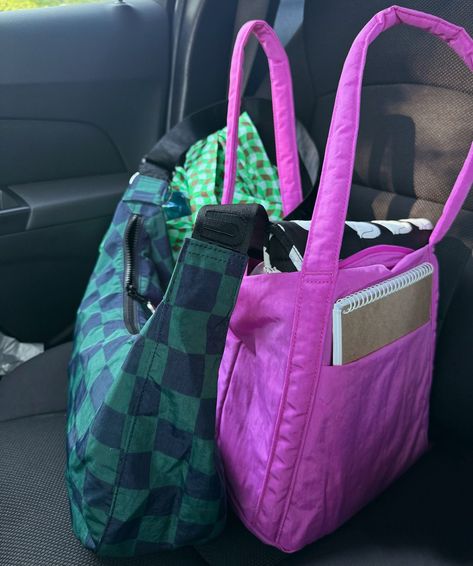 new @baggu goodies = new passenger princesses 👑 ♦ medium nylon crescent in navy green check ♦ mini cloud back in extra pink ♦ standard reusable in wavy gingham green #baggu #baggubag #wimb #whatsinmybag #baglovers #whatsinmybaggu #baggugirl #bagguandyou #baggubesties #bagguinuse #bagguinthewild #navygreencheck #extrapink #wavygreengingham Baggu Bags, July 17, Navy Green, Navy And Green, 2024 Vision, Crescent, Gingham, Passenger, Navy