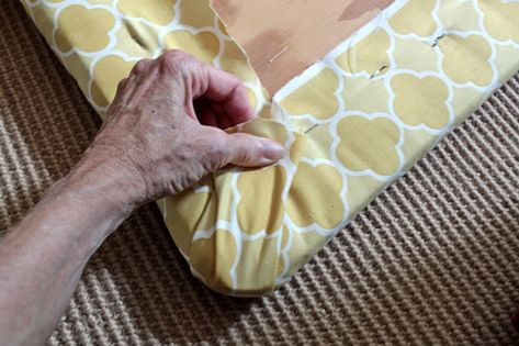 This is a a great tutorial on how to recover chair seats! I'm totally going to need to do this to the dining room chairs and cover them with a fabric than can survive toddler boys. Recover Chair, Recovering Chairs, Chairs Dining, Southern Hospitality, The Dining Room, Redo Furniture, Formal Living, Refinishing Furniture, Room Chairs