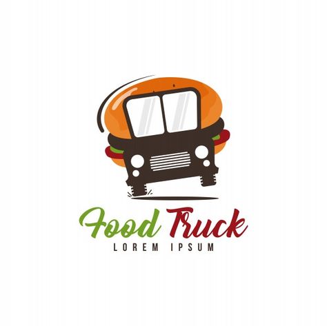 Food Truck Logo Ideas, Food Truck Design Graphics, Street Food Logo Design, Vehicle Graphics Branding, Food Truck Design Logo, Food Truck Logo, Pizza Truck, Truck Logo, Naan Pizza