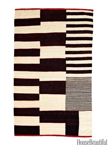 Bauhaus Textiles, Anni Albers, Modern Kilim Rug, Abstract Quilt, Quilt Modernen, Textile Pattern, Modern Kilim, Design Studios, Striped Rug