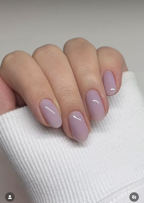 Lavender Gel Nails, Neutral Nail Ideas, Ivory Nails, Neutral Nail, Lavender Nails, Manicure Gel, Gelish Nails, Nails Only, Short Acrylic Nails Designs