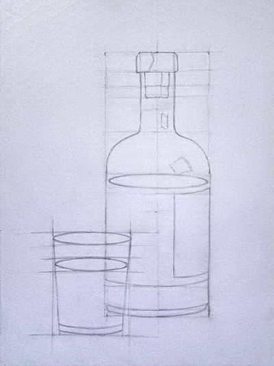 Pencil Artists, Easy Pencil Drawings, Basic Sketching, Shadow Drawing, Bottle Drawing, Art Studio Design, Observational Drawing, Art Basics, Object Drawing