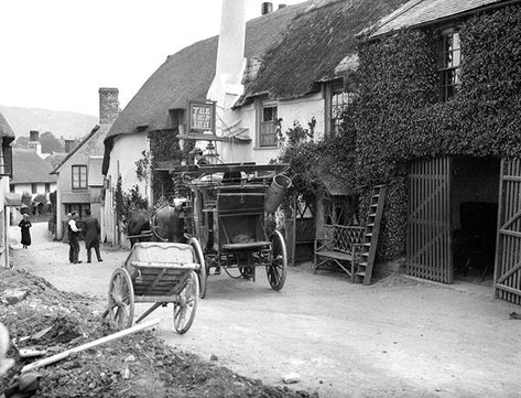 Fairytale Architecture, Travel English, Old Fisherman, Somerset England, Old Street, Man And Dog, Christ Church, Rural Life, Mountain Top