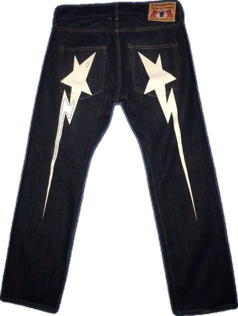 Bape Star Jeans, Bape Jeans, Bape Star, Star Jeans, Declutter, Perfect Place, Stars, Clothes