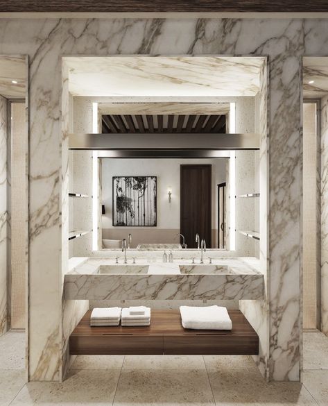 Calacatta Bathroom, Calacatta Marble Bathroom, Calacatta Oro Marble, Baths Interior, Luxury Italian Furniture, Bathroom Goals, Modern Baths, Bathroom Inspiration Decor, Marble Bathroom