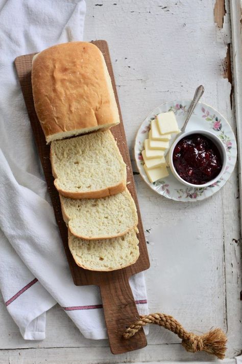 Classic White Bread Recipe | A Bountiful Kitchen A Bountiful Kitchen, Bountiful Kitchen, White Bread Recipe, Kitchen White, Bread Machine Recipes, Sweet Breads, Easy Bread, Breakfast Breads, Bread Machine