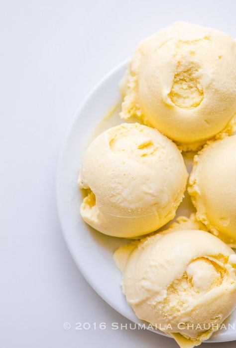 Homemade Passionfruit Icecream (eggless recipe) Passionfruit Ice Cream Recipe, Passionfruit Yogurt, Passionfruit Ice Cream, Passion Fruit Ice Cream, Passionfruit Recipes, Kitty Photos, Mango Ice Cream, Frozen Dessert Recipe, Eggless Recipes