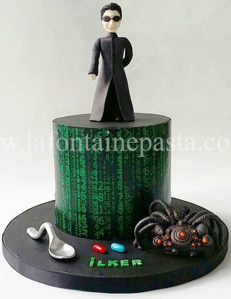 Matrix Cake, Cake Designs Images, Birthday Cake Ideas, Image Ideas, Custom Cake, Design Image, Custom Cakes, Cake Ideas, Cake Designs